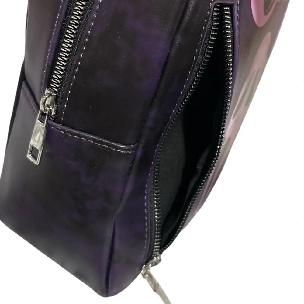 NWT Bioworld Ghost Face Scream Call Me Purple & Black Mini Backpack